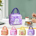 thumbnail image 7 of SLYNSHome Kitchen Accessories Insulated Lunch Bags for Women Men Reusable Bento Bag for Work Picnic Travel Camping - Purple, 7 of 7