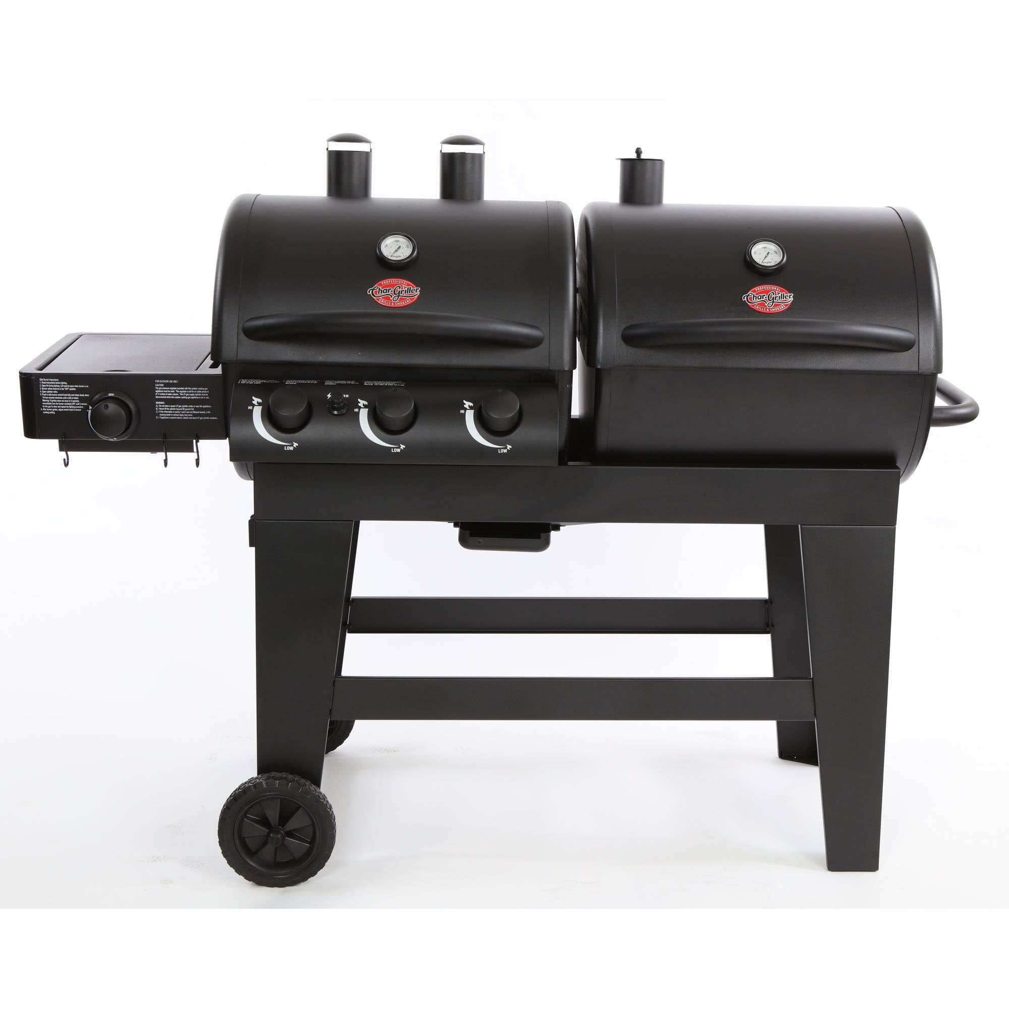 Char Griller Dual Function Gas Charcoal Grill Walmart