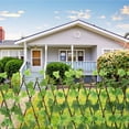 thumbnail image 2 of Artificial Garden Plant Fence Retractable Expanding Trellis Fence Outdoor Garden Fence Protected Privacy Screen, 2 of 9