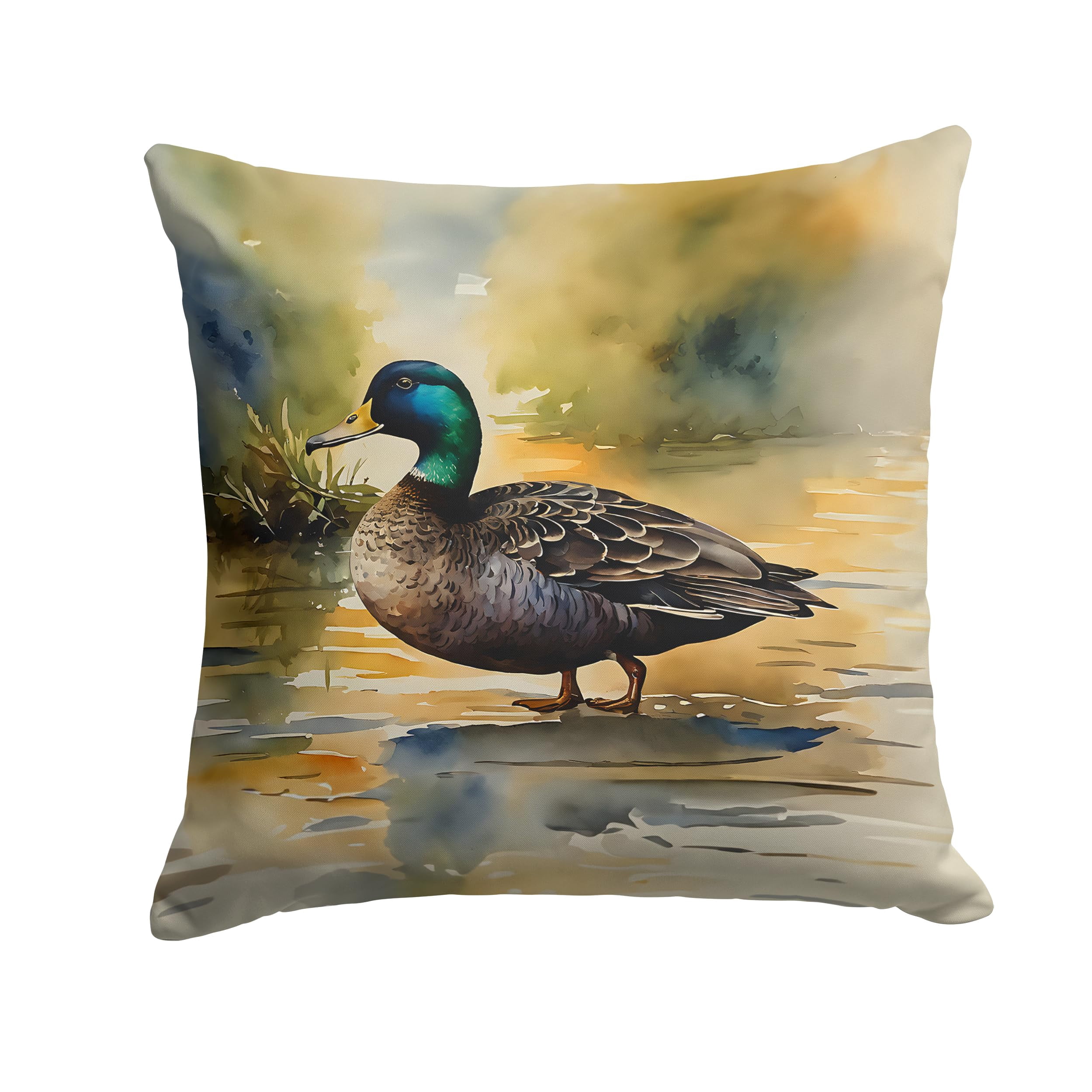 Burrowing Owl Throw Pillow 14 in x 14 in