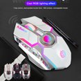 thumbnail image 3 of CAROOTU Wireless Mouse Silent Ergonomic Gaming Mice 7 Keys RGB Backlight 2400 DPI for Laptop Computer, 3 of 6