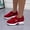 Red, variant on Ichuanyi Womens Shoes New Fashion And Personality Hollow Casual Women's Sports Style Casual Shoes