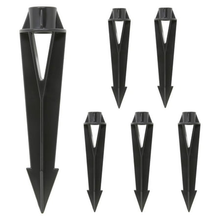 9-Inch Ground Stake, 1/2-14 NPSM Thread (6 Pack)