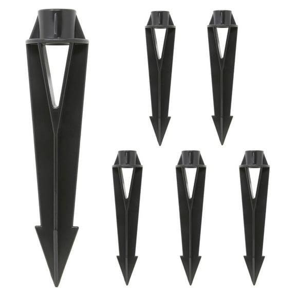 9-Inch Ground Stake, 1/2-14 NPSM Thread (6 Pack)