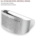thumbnail image 3 of Stainless Steel Garlic Press Manuel Garlic Rocker Labor Saving Ginger Crusher 304 Food Grade Stainless Steel Kitchen Tool, Easy to Use and Clean, 3 of 7