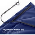 thumbnail image 6 of Terrace Umbrella Cover UV Resistant Outdoor Eccentric Cantilever Umbrella Cover with Zipper and Pole, navy blue, 6 of 6