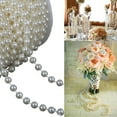 thumbnail image 2 of WINDLAND Artificial Pearls Beads String Chain for Art Craft Imitation Pearls String Beads for Candle Bouquets Wedding Decoration, 2 of 20
