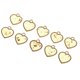 thumbnail image 4 of 10 Piezas Agregue Flor Seca Artesanía Colgante Diseño De Corazón Colgante De La Joyería Para DIY Collar Colgante  Cuelgan Joyas Result Soledad Charms Beads Pendant, 4 of 10