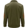 thumbnail image 3 of Suéter de pana para hombre, suéter de invierno, sudadera cálida para hombre sin capucha, suéter para hombre, suéter de trabajo de invierno, 3 of 5