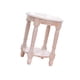 thumbnail image 5 of Soporte para plantas, taburete de madera, soporte para plantas, mesa redonda, soporte para plantas, soporte para pecera para Blanco, 5 of 9