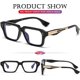thumbnail image 5 of Gafas bloqueadoras de luz azul cuadradas marco grueso para computadora hombres mujeres, 5 of 7