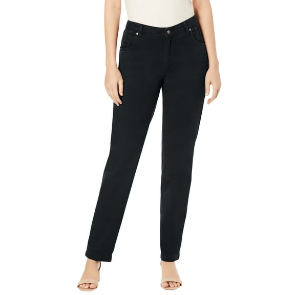 Jessica London Women's Plus Size Classic Cotton Denim Straight-Leg Jean