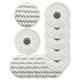 thumbnail image 1 of 12Pack Rotating Mop Pads Replacement for SmartSteam 3897A Scrubbing Steam Mop, 1 of 5