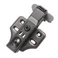 thumbnail image 3 of DOLITY Aluminum Frame Door Hinge Durable Buffer Hinge for Wardrobe Bookcase Cabinet Gray middle bend, 3 of 9
