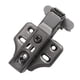 thumbnail image 3 of Bisagras de marco de puerta Bisagra silenciosa hidráulica Durable Fácil de instalar Hardware estable Bisagra amortiguadora Repuestos para armarios de Curva media gris, 3 of 8