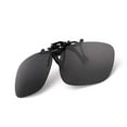 thumbnail image 4 of Paquete de 4 lentes de gafas de sol de plástico polarizadas con clip para caminar al aire libre, conducir, pescar, ciclismo, grandes (visión nocturna, amarillo, gris, marrón oscuro y verde oscuro) Adepaton ZFFLD325, 4 of 9