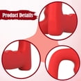 thumbnail image 6 of lacooooppia Dumbbells Pair D Grip Ergonomic Hand Weights Nonslip Cast Iron Portable Sports Equipment for Men Women Lady Girls Suitable for Home Gym Exercise Workout Strength Building Red 1KG, 6 of 8
