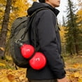 thumbnail image 7 of Gourd Water Bottle 600Ml Portable Outdoor Crossbody Plastic Cup with Adjustable Strap Oriental Shape for Hiking Camping, 7 of 7