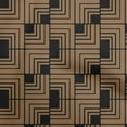 thumbnail image 1 of oneOone Cotton Poplin Light Brown Fabric Geometric Dress Material Fabric Print Fabric By The Yard 56 Inch Wide, 1 of 4