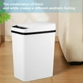 Bathroom Trash Can with Lid, Oyajia 12L Automatic Touchless Garbage Can