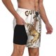 thumbnail image 2 of Fotbe Cowboy Rodeo Guitar Traje de Baño para Hombre – Shorts de Natación de Secado Rápido con Forro y Bolsillos-Small, 2 of 6