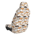 thumbnail image 2 of Fuzoiu Shiba Inu Dog Print Elastic Car Seat Covers, Seat Cover Protector,Universal Fit Interior Covers for Most Cars,Washable Seat Cover Non Slip for SUV,Sedan,Van, 2 of 5