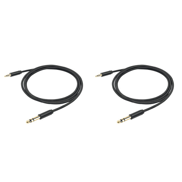 Cable Audio Estéreo 3 5 Mm A 6 35 para Guitarra Portátil Cine en Casa (3 M)