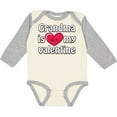 thumbnail image 3 of Inktastic Grandma is My Valentine Boys or Girls Long Sleeve Baby Bodysuit, 3 of 5