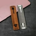 thumbnail image 4 of 4 fundas para bolígrafos de piel sintética con banda elástica ajustable para cuadernos, agendas, libros y bolígrafos., 4 of 4