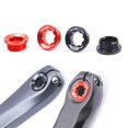 thumbnail image 4 of Tornillos de fijación de la manivela del juego de bielas del soporte del pedalier de la bicicleta de montaña de aleación de aluminio, color negro, 4 of 5