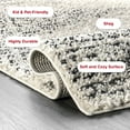 thumbnail image 3 of nuLOOM Scarlette Abstract Diamond Shag Area Rug, 5' 3" x 7' 7", Scarlette Off-white, 3 of 9