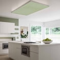 thumbnail image 3 of Vintage Sage Green Magnetic Fluorescent Light Covers for Ceiling Lights 2x4Ft, Farmhouse Retro Beige Solid Color Office Classroom Kitchen Drop Ceiling Light Covers Lighting Filters Shade Panel 1 Pack, 3 of 9