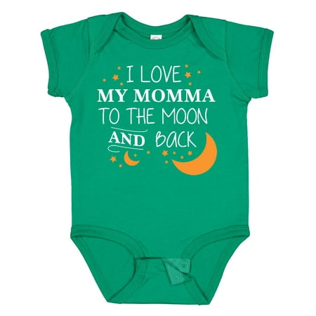 

Inktastic I Love My Momma to the Moon and Back Gift Baby Boy or Baby Girl Bodysuit