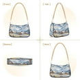 thumbnail image 7 of FORMRS Womens Shoulder Bag with Chain Strap Clutch Purse Cute Tote Handbag, Winter Mountain, 7 of 7