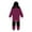 Purple, variant on KAUOD Boys Girls One Piece Snowsuits Outdoor Ski Snowboard Snow Suits Kids Waterproof Insulated Winter Puffer Jumpsuit