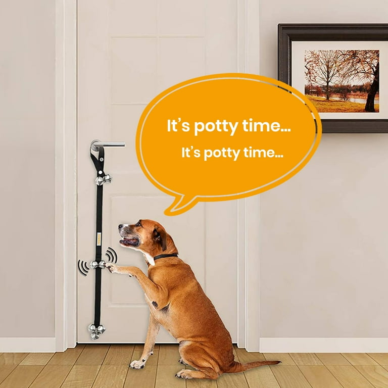 PAWBEE Dog Doorbell Set of 2 Adjustable 7 Loud Jingle Potty