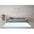 thumbnail image 3 of Ahgly Company Indoor Rectangle Solid Light Blue Modern Area Rugs, 5' x 8', 3 of 4