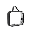 thumbnail image 1 of Neceser de viaje transparente de ABS, bolsa impermeable para maquillaje y artículos de aseo, portátil y multiusos, ideal para el hogar, la oficina, el camping o como regalo para mujeres, 1 of 2