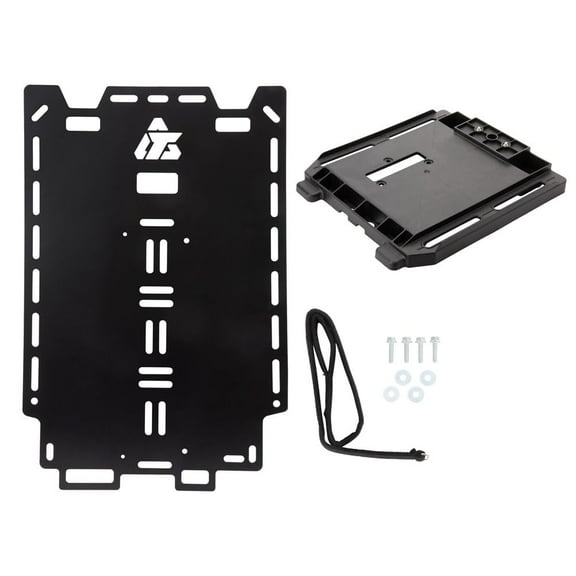 TUSK Seat Cargo Rack Kit Driver Side Rear with Seat Base for Polaris General XP 4 1000 Ultimate 2023-2024