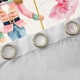 thumbnail image 4 of Castle Fairy Xmas Nutcracker Black Out Curtains,Geometric Plaid Curtains Pack of 2 (42x63 Each),Dance Ballet Bedroom Curtains,Ultra Soft Merry Christmas Home Decor, 4 of 6