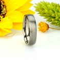 thumbnail image 4 of 5MM Comfort Fit Titanium Wedding Band Classic Domed Ring (Size 5 to 12), 4 of 4