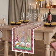 thumbnail image 2 of Table Runners 72 Inches Long Dress Scarves, Gnomes Easter Farmhouse Kitchen Table Runner, Coffee Tablerunners, Eggs Tulips Spring Floral Retro Art Wooden 14x72 Inch, 2 of 9
