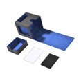 thumbnail image 4 of TISHITA Card Deck Box Card Carrying Organiser Case Trading Cards Case for 100+ Cards Blue Black, 4 of 7
