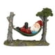 thumbnail image 3 of Garden Gnome Statue, Durable Resin Housewarming Gifts Hand Cast Hammock Gnome Statue Ornament Hand Painted  For Patio ANGGREK Gnome Decor, 3 of 8