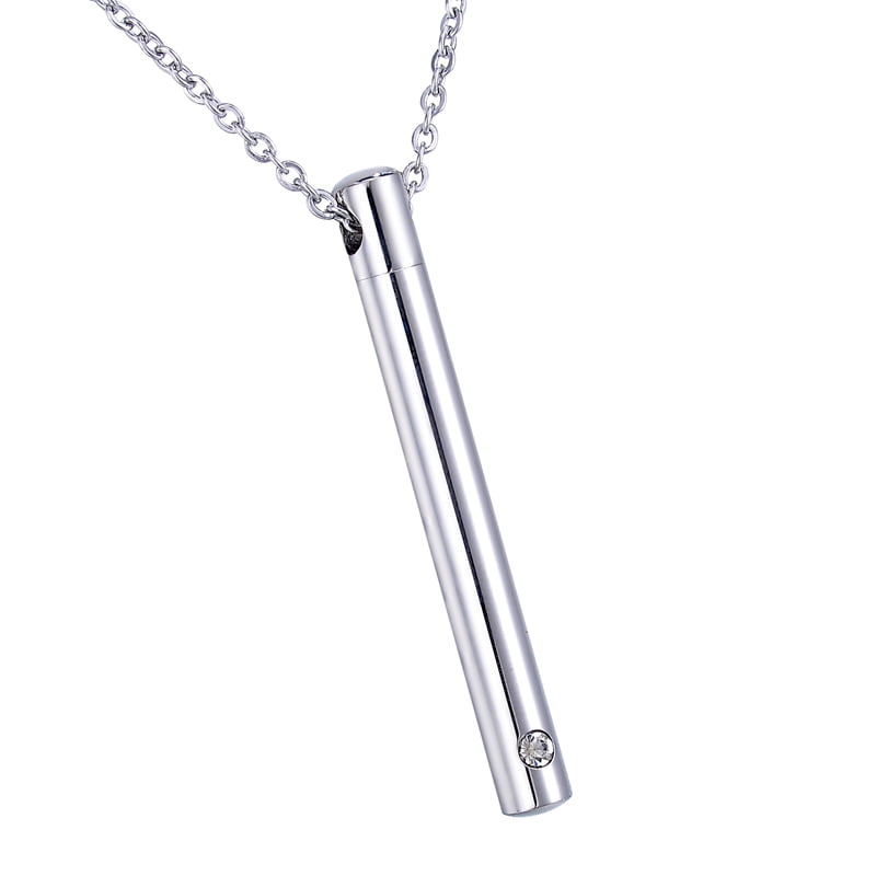 constantlife Stainless Steel Cylinder Mini Keepsake Cremation Urns for Human Ashes Cremation Jewelry Urn Necklace constantlife Stainless Steel Cylinder Mini Keepsake Cremation Urns for Human Ashes Cremation Jewelry Urn Necklace