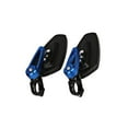 thumbnail image 1 of Paire de Poignées CNC avec Rétroviseurs Latéraux à 360 Rotation pour Moto Bleu, 1 of 4