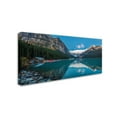 thumbnail image 3 of Trademark Fine Art Pierre Leclerc Lake Louise Dawn Reflection Canvas Wall Art - 16x32, 3 of 4