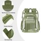 thumbnail image 3 of Mochila transparente PAMANO transparente de alta resistencia para el trabajo universitario, 3 of 7