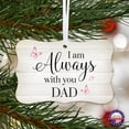 thumbnail image 7 of LifeSong Milestones Scalloped Memorial Ornaments Christmas Decorations for Tree - Always with you Dad, 7 of 7