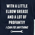 thumbnail image 3 of Instant Message - Elbow Grease And Profanity - Men's Short Sleeve Graphic T-Shirt, 3 of 6